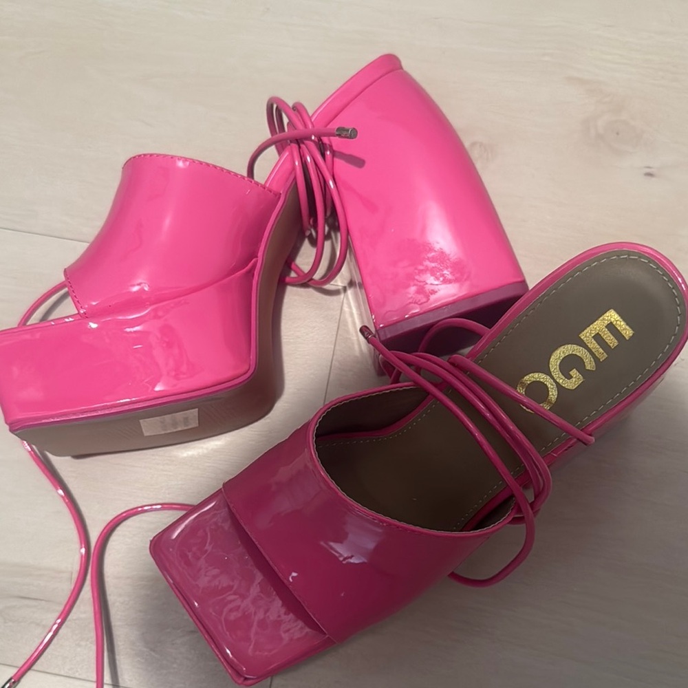 EGO Hot Pink Platform Shoes